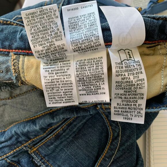 Bulwark Flame Resitant Jeans 36x32 - Picture 11 of 11